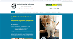 Desktop Screenshot of animalhospitaloforleans.com